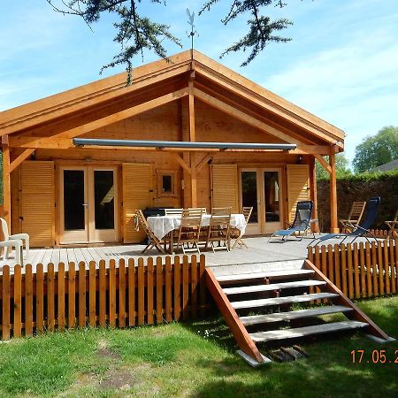 Chalet Au Domaine De La Goujonne Saint-Sauveur-les-Bray Bagian luar foto