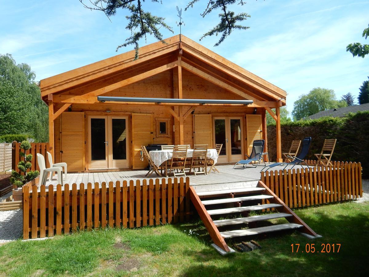 Chalet Au Domaine De La Goujonne Saint-Sauveur-les-Bray Bagian luar foto